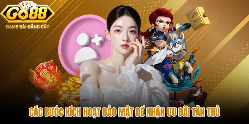 Cài đặt bảo mật tài khoản đăng ký GO88 cùng ưu đãi